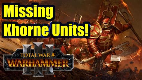 missing units warhammer 3